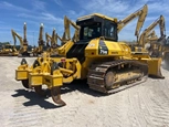 Used Dozer,Used Komatsu in yard,Side of used Komatsu,Front of used Dozer